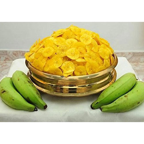 Pure And Refreshing Salted Banana Chips In Yellow Colour, Excellent Source Of Potassium And Dietary Fibre Shelf Life: 3 Months