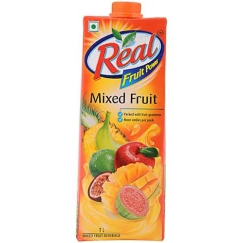 Real Power Mixed Fruit Juice 1 Liter With Sweet Taste, Rich In Vitamin C, Healthy For Health Alcohol Content (%): 0%