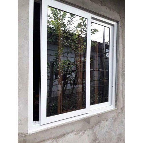 Silver Finish Modern Design Aluminium Sliding Window With 5 Mm Thickness And 8 Kg Weight Application: All