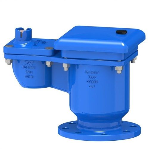 SS316 Float Ductile Iron PN10/16 Double Orifice Air Relief Valve For Drinking Water