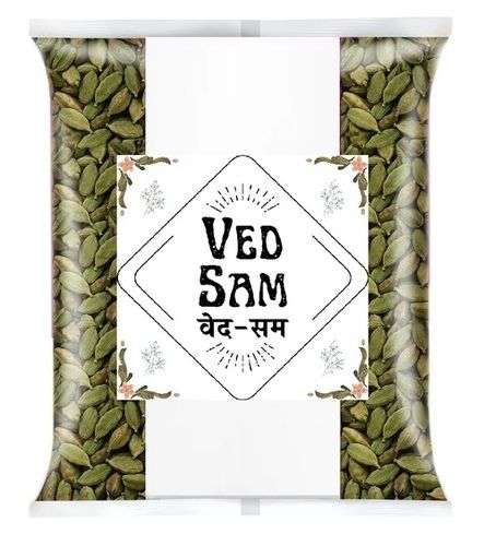 VEDSAM Hari Elaichi Green Cardamom Whole | Export Quality | Big 8mm Bold Green | Direct from farm in Kerala | 1 KG (Pack of 20)