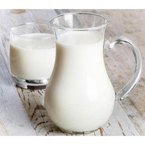 White Colour And Fresh Cow Milk Without Added Preservatives And High Nutritious Value
