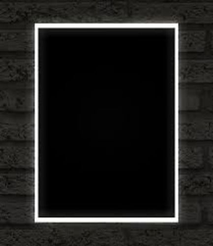 Dark Neon Frame Design Black White Wall Mounted Led Light With Dimension 12 X 4 X 30 Cm Color Temperature: 6000 Kelvin (K)