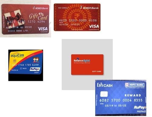 Highly Durable and Scratch Resistant Prepaid Gifting Cards