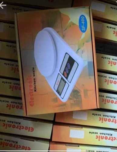 LCD डिस्प्ले बैटरी चालित इलेक्ट्रॉनिक किचन स्केल - Sf400 ऊंचाई मापने के लिए: 4.5 सेंटीमीटर (Cm)