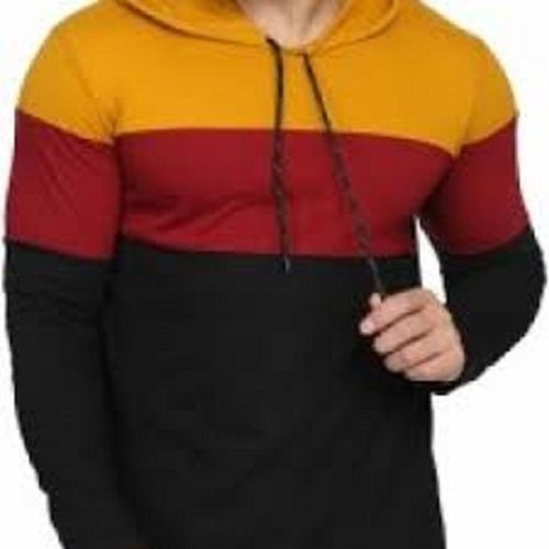 Orange, Red And Black Colour Solid Mens Plain Full Sleeves Cotton Katso T-Shirts Age Group: Adult