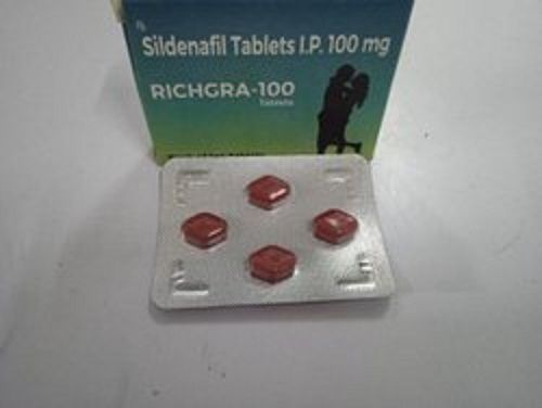 Richgra Tablets Ip 100mg Tablets, To Treat Male Sexual Function Problems 