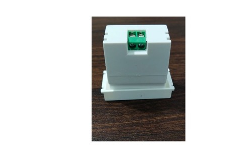 1 Pcs White Color USB Charger Module for Mobile Phone, 220V Input Voltage - Plastic, 2A Power | USB 2.0, Over Voltage/Current Control, Short Circuit Protection, LED Indicator