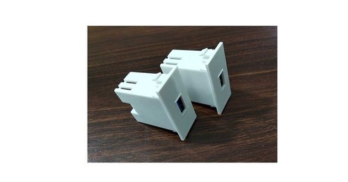 USB Charger Module - Plastic Material, 220V Input Voltage, 2 Amp Power, Elegant White Color | Dual Device Charging, Overload and Short Circuit Protection