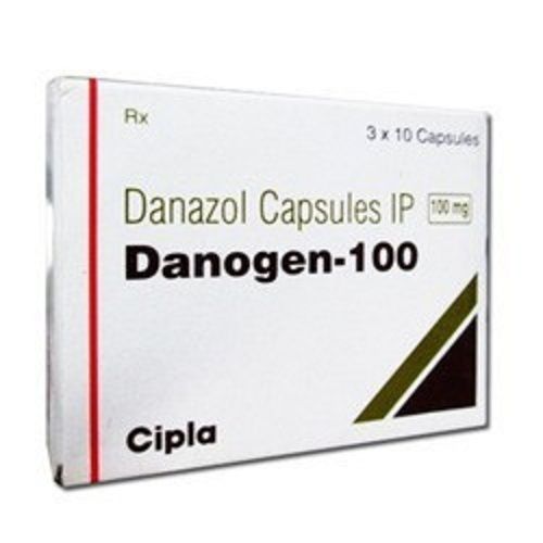 Cipla Danazol Capsules Ip Danogen-100Mg To Treat Various Menstrual Problems, 3X10 Medicine Raw Materials