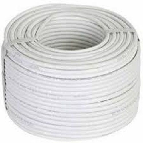 White Electroline Pvc Insulated Aluminium Wire For Networking, Audio, Video With Length 100 Meter