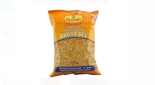 Haldiram Aloo Bhujia Sev Indian Snacks With Energy Per 100Gms Serving 579Kcal Total Fat 42.31G Fat: 1 Percentage ( % )