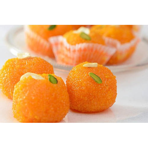 Healthy And Tasty Sweets Handmade Ghee Motichoor Laddu With Low In Fat Carbohydrate: 38.1 Grams (G)