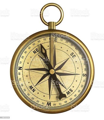 Golden Highly Durable And Rust Resistant Antique Nautical Compass