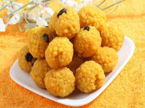 Rich In Carbohydrates And Vital Proteins Healthy And Tasty Handmade Boondi Laddu