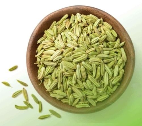 Green Rich In Taste No Artificial Color Added Fennel Seeds