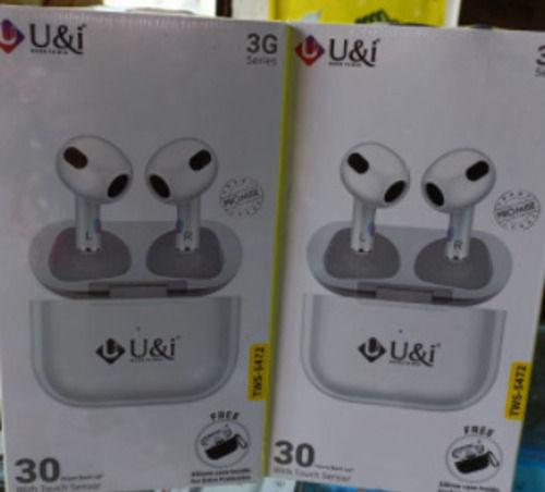 Skin Friendly Free From Defects White High Clear Sound Music Earbud Earphone Body Material: Plastic