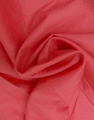 Sturdy Construction & Soft Plain Red Colour Cambric 100% Pure Cotton Fabric