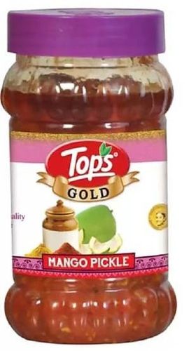 Tops Spicy Mango Pickle, Ingredient: Fresh Mango And Branded Spices, Pack Size : 1 KG