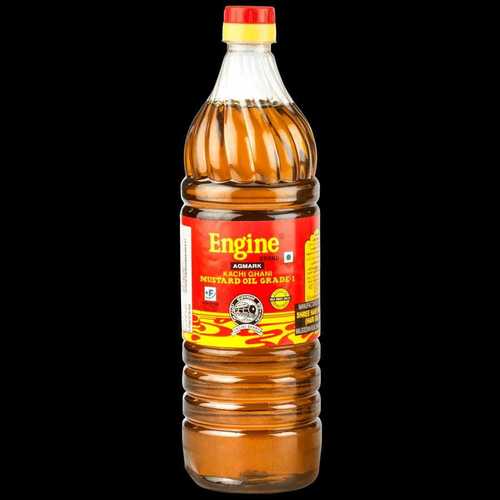  No Cholesterol Kachi Ghani Mustard Oil In Plastic Bottle For Cooking, 1 Liter Application: Cooking