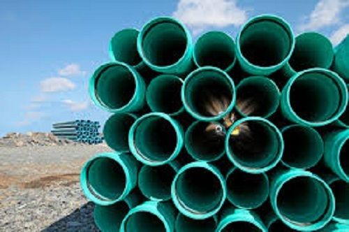 4Mm Upvc Pipes High Design Green Color Use In Water Distribution And Drainage System Application: Construction