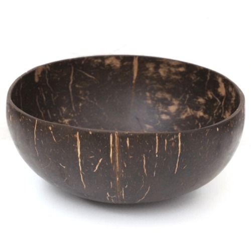 5 Inch, Eco Friendly Trendy Stylish Easy to Use Brown Coconut Shell Soup Bowl