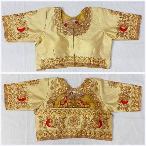 Cotton Half net sleeves Lace Blouse at best price in Howrah