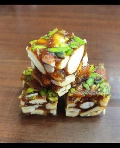 Delicious Sweet Natural Rich Taste Small Square Brown Dry Fruit Chikki Shelf Life: 7 Days