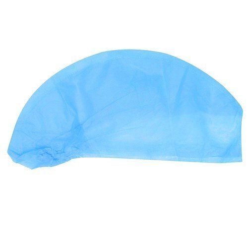 Disposable Blue Color Non-Woven Bouffant Surgical Caps for Hospital Use