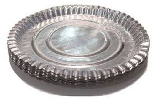 Silver Eco-Friendly Light Weighted Round Disposable Paper Plates For Party And Occasions