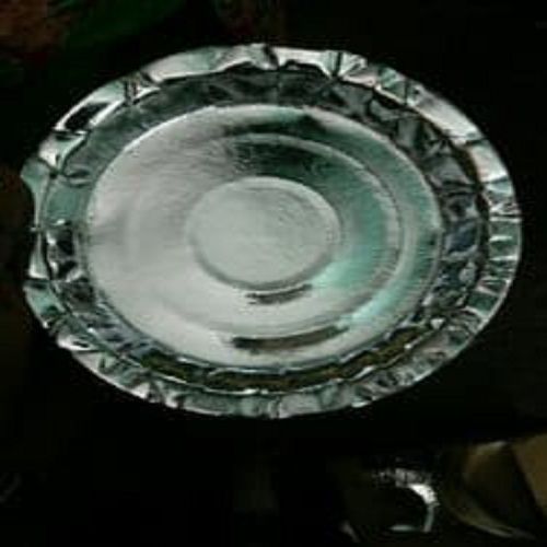 Custom Design Hygiene Silver Paper Disposable Plate 100% Safe And Secure With Environment Friendly