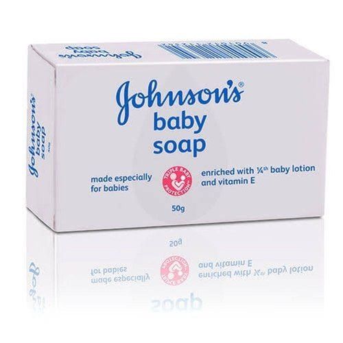 Johnson's And Johnson White Baby Soap Enriched With Vitamin E, 50 Gm