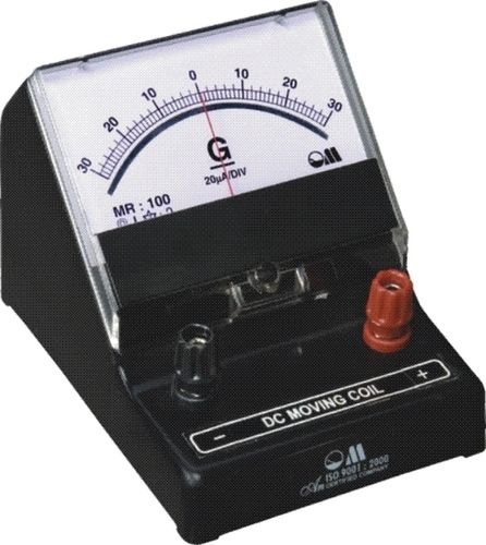 Plastic Mr-100 Desk Stand Analog 30-0-30 (20Ua/Div) Galvanometer (Black)