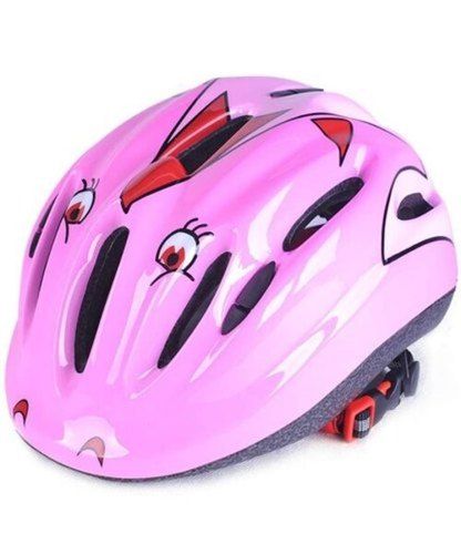 High Efficiency Versatile And Comfortable Collection Zone Pink Color Plastic Material Bicycle Helmet 