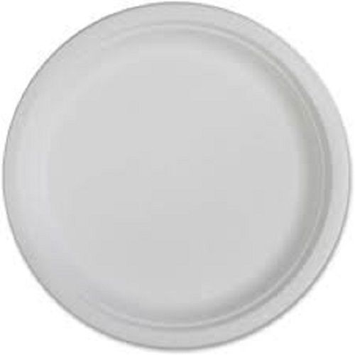 White Color Round Shape Thermocol Disposable Plates For Parties And Functions