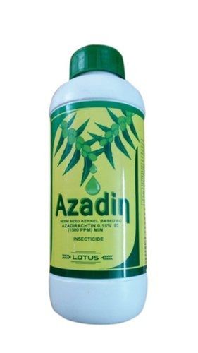 Bottle Packed Azadin Insecticide For Agriculture Sector