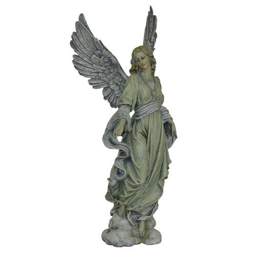 Marble European Style Outdoor Decorative Hand Carved Polished Life Size Stone Angel Statue