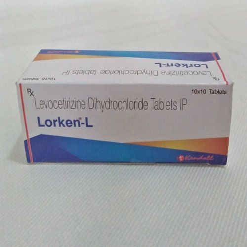  लेवोसेटिरिज़िन डायहाइड्रोक्लोराइड टैबलेट आईपी टैबलेट, केंडल हेल्थकेयर, पैकेजिंग प्रकार: बॉक्स