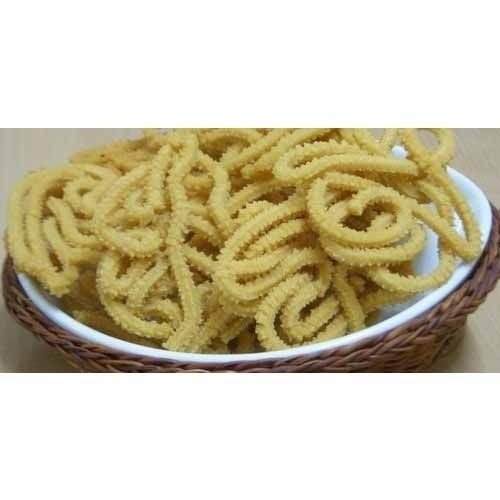Lite Yellow Color Rice Murukku 200gm With 1 Months Shelf Life And Delicious Taste
