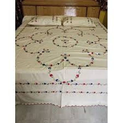 Multi Color Skin Friendliness Elegant Look Breathable Easy To Wash Printed Cotton Bed Sheet