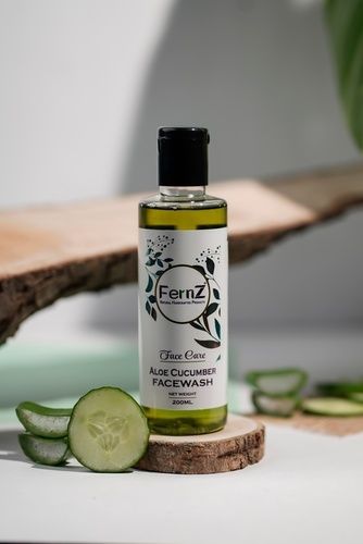 100% Herbal Anti-Inflammatory Anti-Acne And Pimple Aloe Cucumber Face Wash