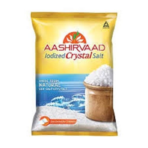 100% Natural Iodine White Crystalline Aashirvaad Iodized Edible Salt Iodine: 14.83 Grams (G)