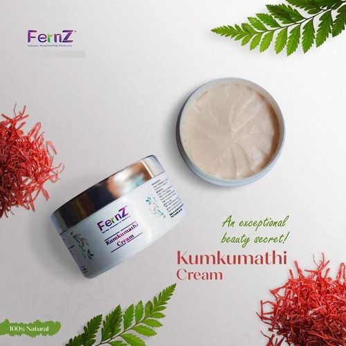 100% Natural Kumkumathi Cream With Saffron Extracts, Manjistha, Licorice