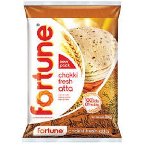 100% Whole Wheat Chapati Flour Fortune Finely Grounded Chakki Fresh Atta Carbohydrate: 25 Grams (G)