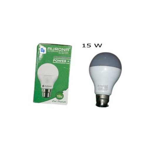 15-watt Energy Efficient 120-volts Pc Aluminum White Aurona Led Bulb, 50 Hz, 40 Gram Weight