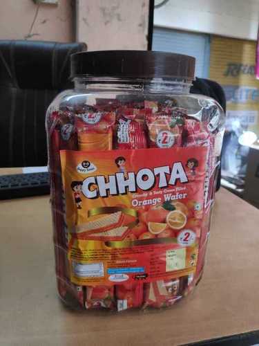 Chhota Crunchy And Tasty Cream Filled Orange Flavored Wafer For Kids 