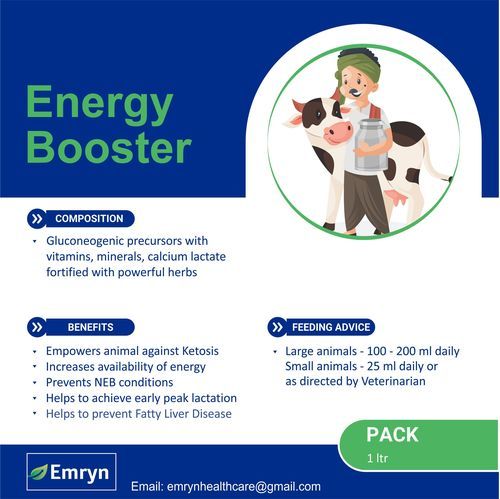 Energy Booster for Animals (1 Liter Pack)