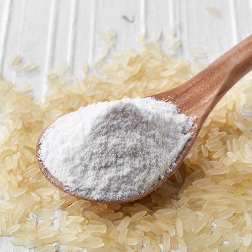 आहार फाइबर और प्रोटीन का अच्छा स्रोत खाना पकाने के लिए सफेद स्वस्थ चावल का आटा