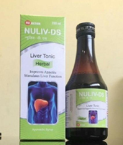 Nuliv-Ds Herbal Liver Tonic Improves Appetite Stimulates Liver Function 200 Ml Bottle Grade: Medicine