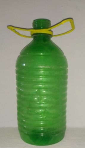 Reusable and Recyclable 2l Green Color Plain Transparent Empty Plastic Bottle with Handle